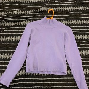 Essential Turtleneck - faded grape